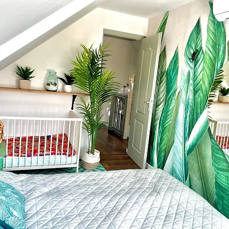 בית נופש Arty House With Huge Terrace At Lake Balaton