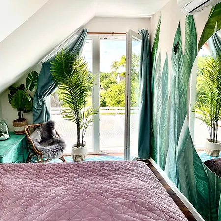 Arty House With Huge Terrace At Lake Balaton *