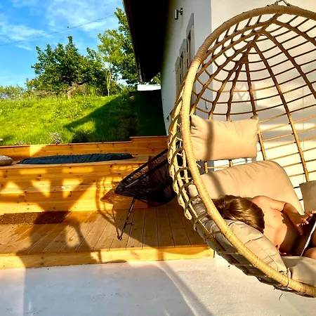 Arty House With Huge Terrace At Lake Balaton Semesterbostad Kisapati